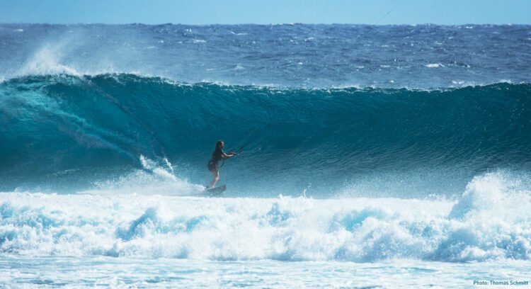 Marie shredding in some waves