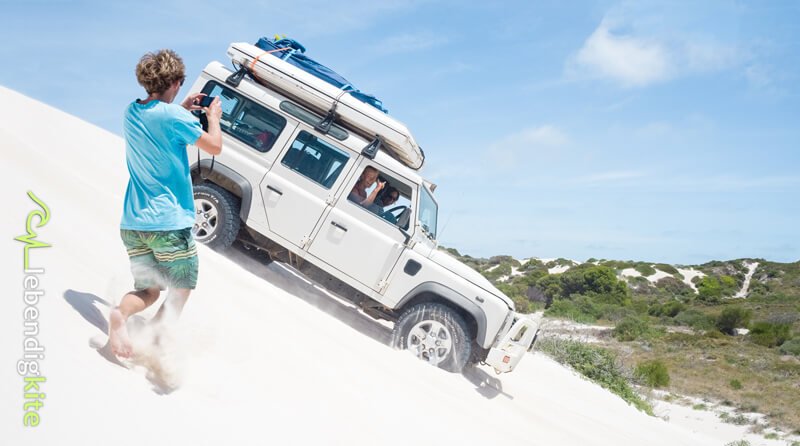 Offroad adventure: the way to get to your kite spots in Western Australia