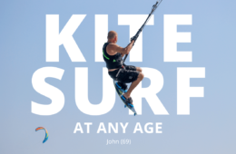 John is prooving you can kitesurf at any age, currently being 69.