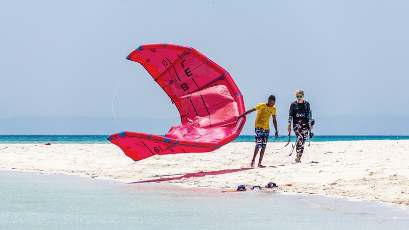 Lost your kiteboard? Ask the locals for help