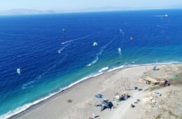 Spot Guide for kitesurfing in Kos, Psalidi in Greece