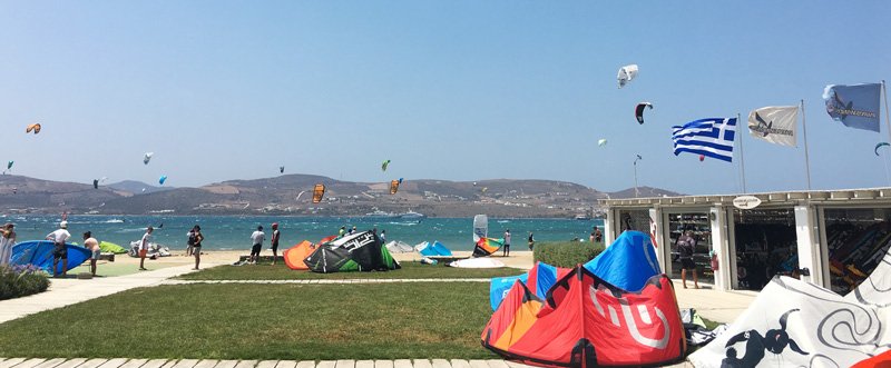 Kitesurf Paros, Greece: kitesurfing on the Greek island